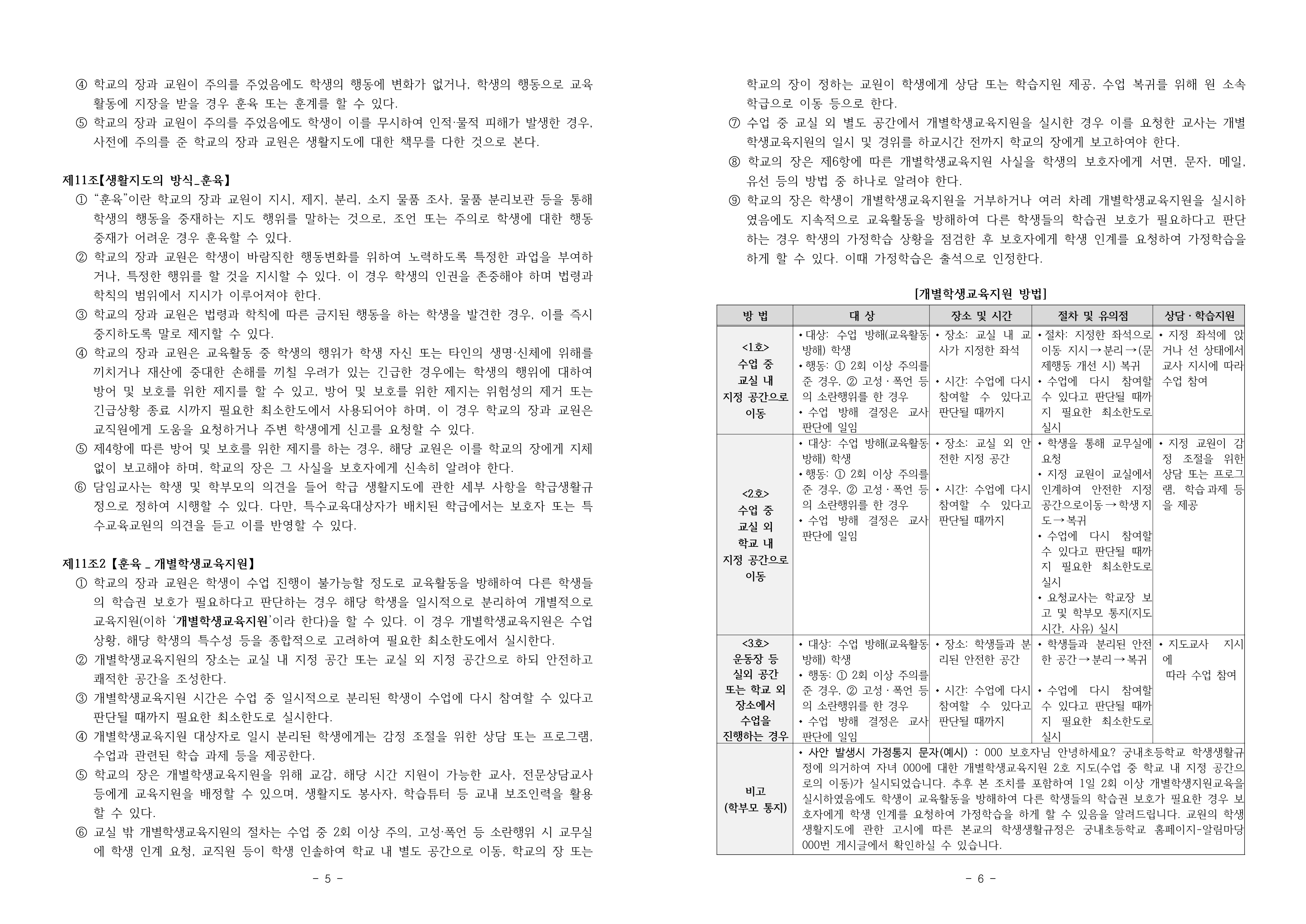 2026 궁내초등학교 학생생활규정 개정(2026.7.20.개정)_3